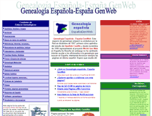 Tablet Screenshot of genealogia-es.com